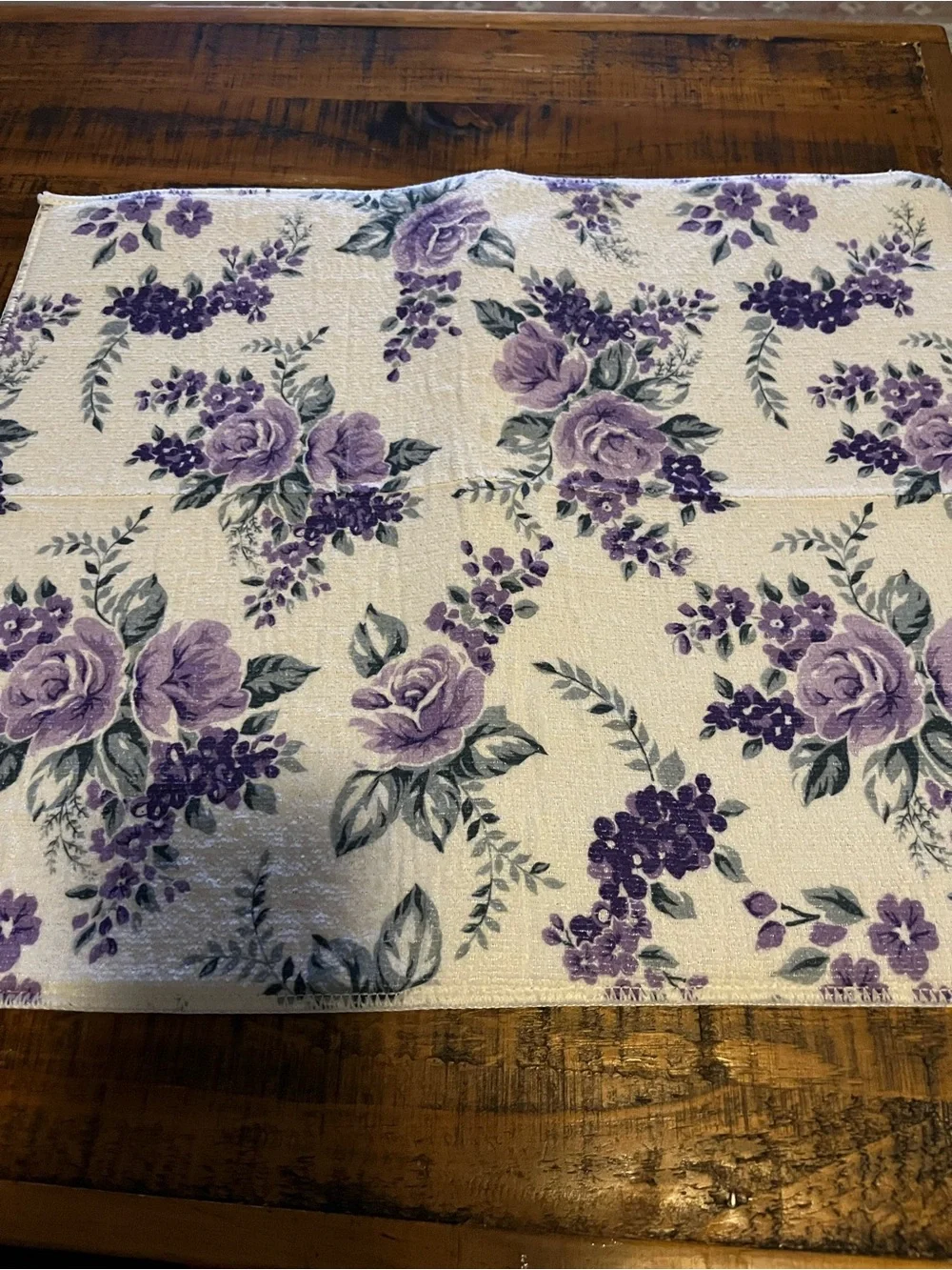 Purple Dish Mat - Soft Polyester